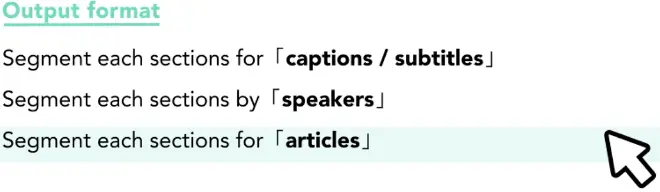 AI speech to text processing